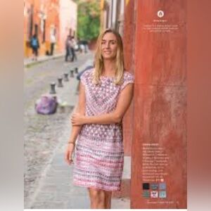 Prana Arrowhead Geometric Knee Length Sleeveless Dress Women’s Med